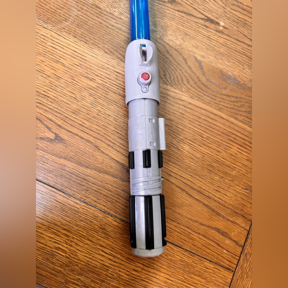Blue and Silver Toy Lightsaber - Picture 2 of 6